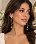 Golden Butterfly Drop Earrings 316