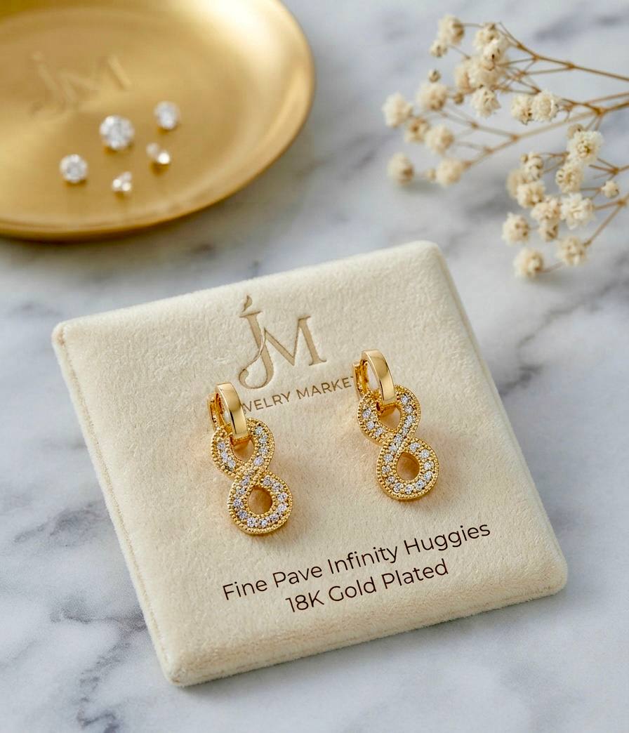 Golden Infinity Earrings