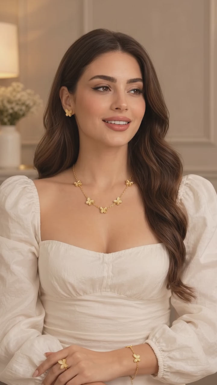 Butterfly 4-Piece Jewelry Set